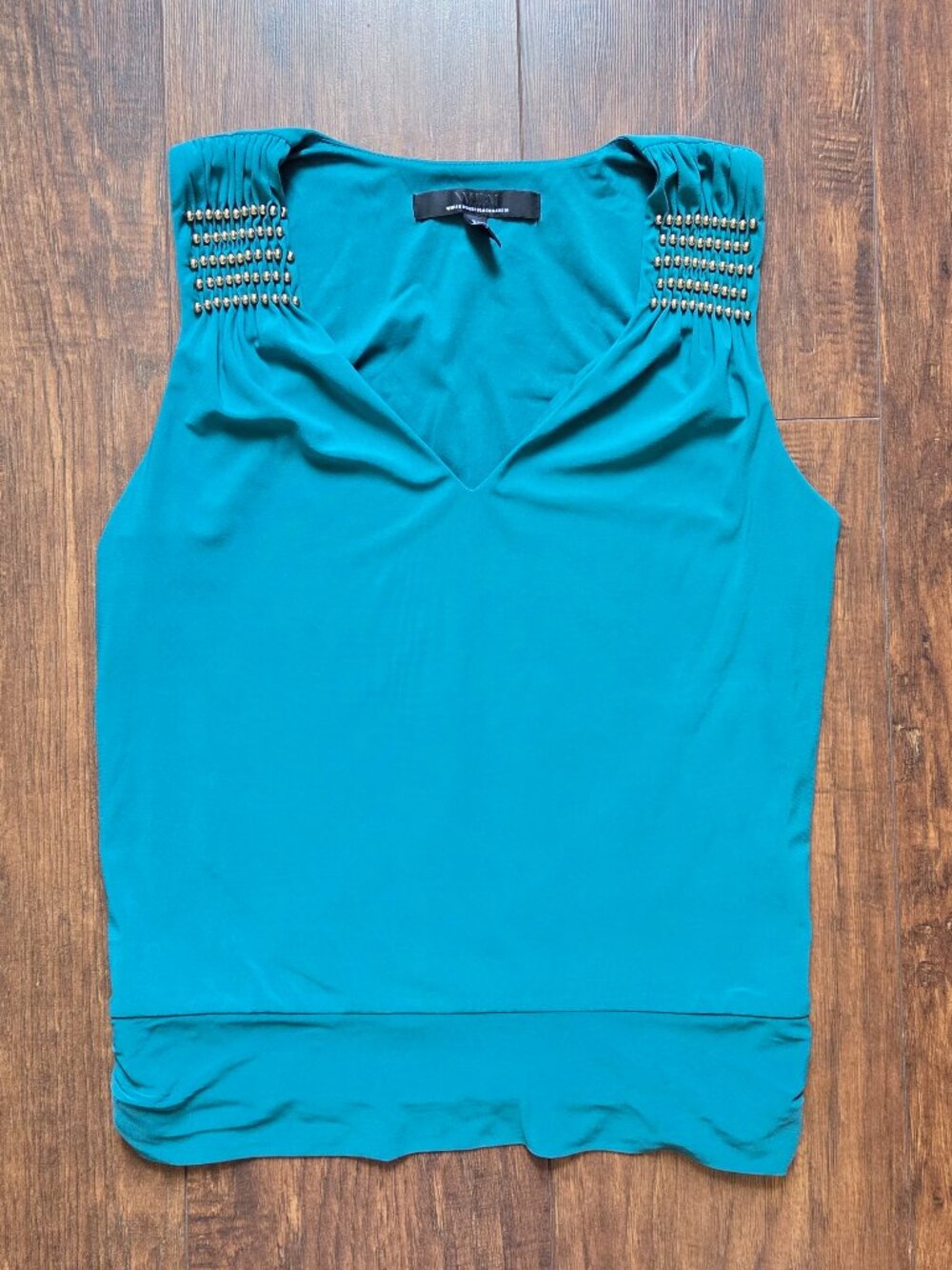 WHBM Sleeveless Teal Women's Top, X-small